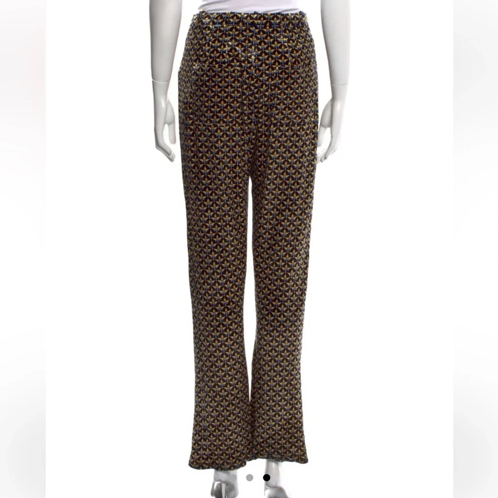 Paco Rabanne velvet printed pants - Picture 3 of 4